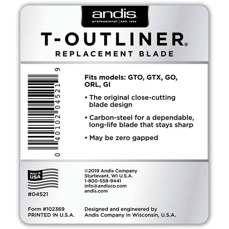 Andis T-Outliner Replacement Blade