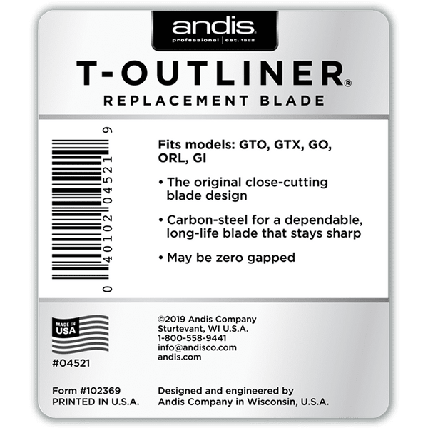 Andis T-Outliner Replacement Blade
