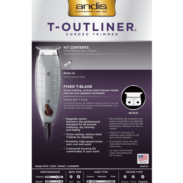 Andis T-Outliner T-Blade Trimmer 