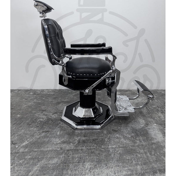 Vintage Koken Octagon - Chrome on Gloss Black