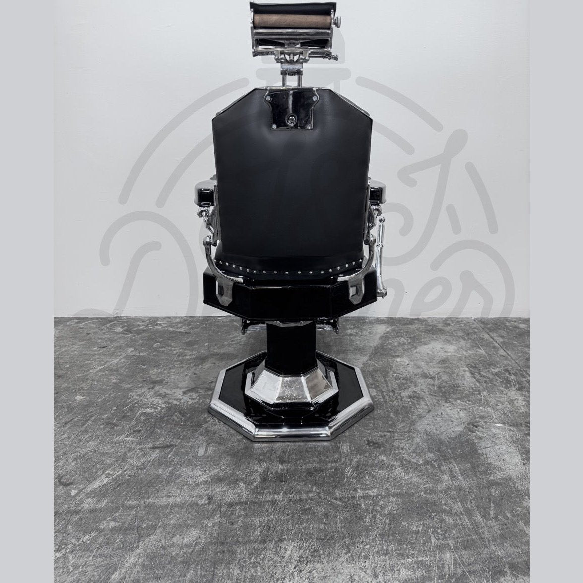 Vintage Koken Octagon - Chrome on Gloss Black