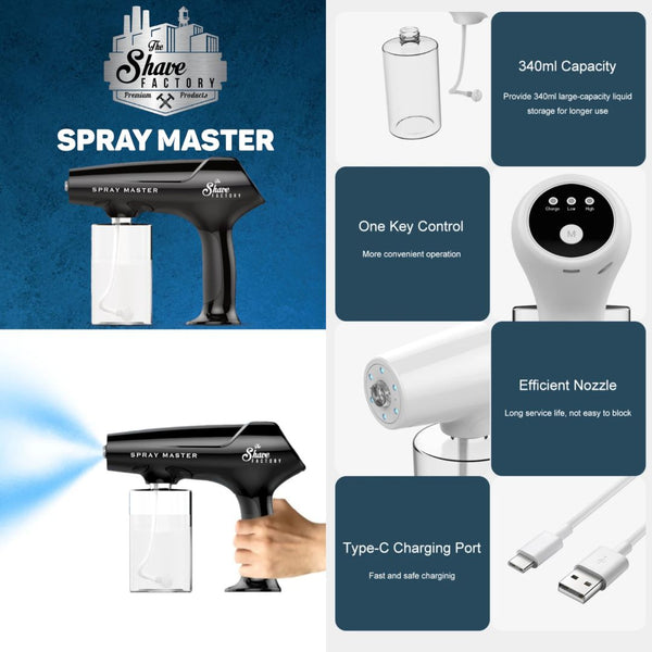 The Shave Factory Spray Master Nano Mist Spray GUn