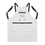 Stylecraft Classic White & Black Barber & Stylist Apron