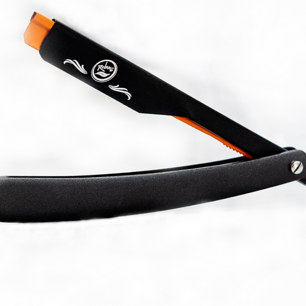 Rolda Classic Matte Black Straight Razor Blade Holder