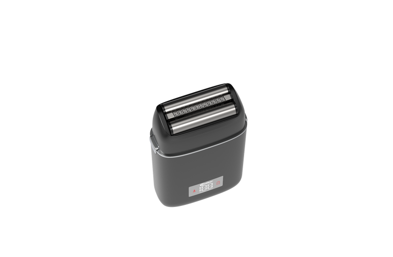 Caliber MOAB 2.0 Metal Triple Foil Shaver w/ Digital Display - Gunmetal