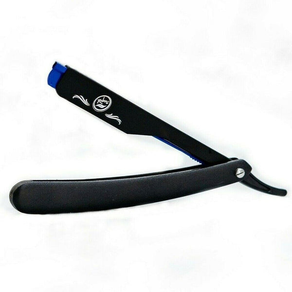 Rolda Classic Matte Black Straight Razor Blade Holder