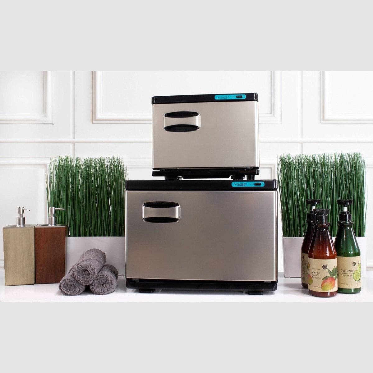 Dermalogic Stainless Towel Warmer with UV Light Sterilizer 8L