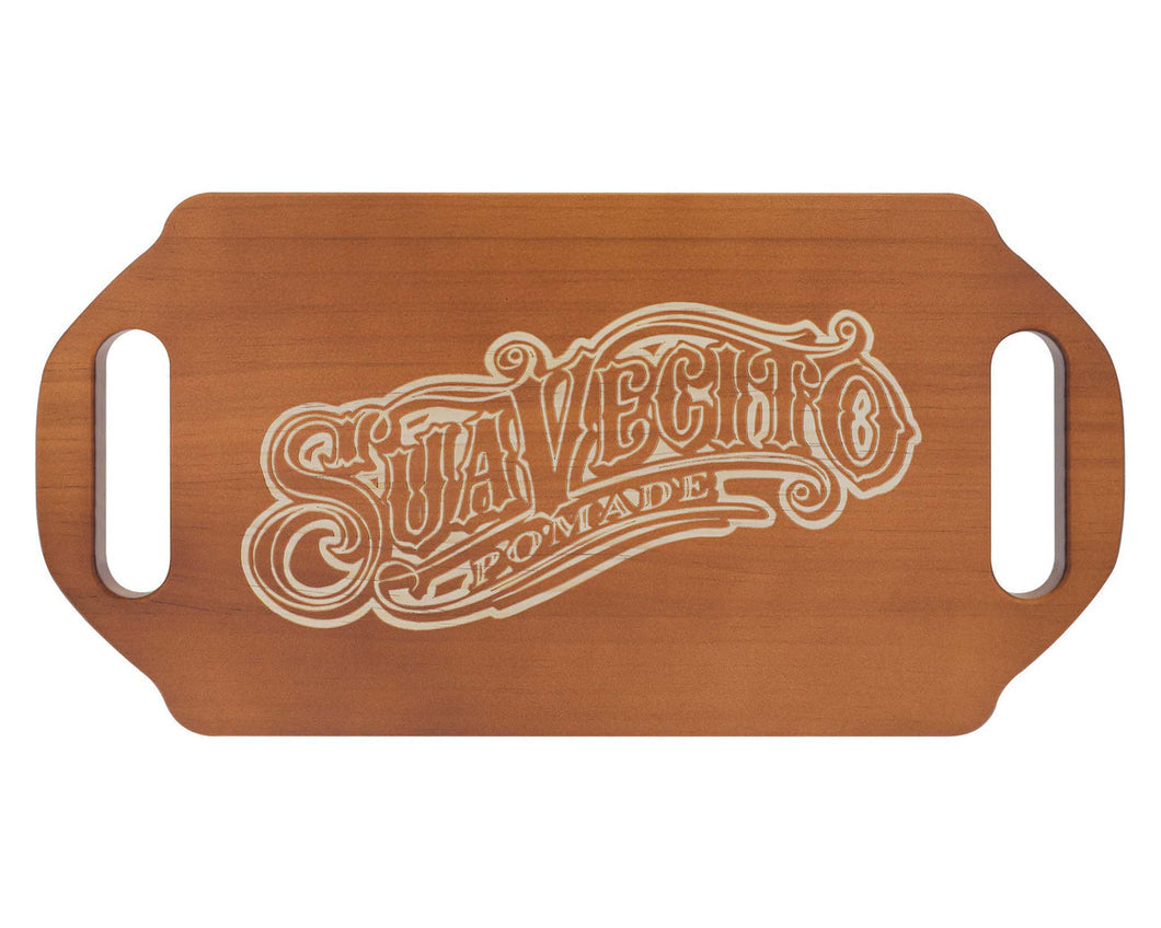 Suavecito Double Handle Wood Mirror
