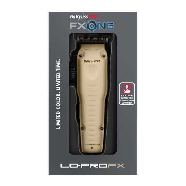 BaBylissPRO FXONE  LOPRO FX Low-Profile Sand Interchangeable Battery Clipper - TOOL ONLY