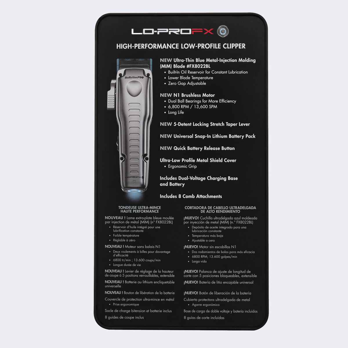 BaBylissPRO LoProFX FXONE High Performance Clipper