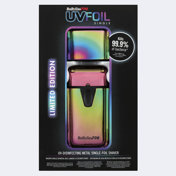 BaBylissPRO UV Iridescent Single Foil Shaver