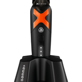 Black and orange grooming tool with 'Xceed' branding on a white background