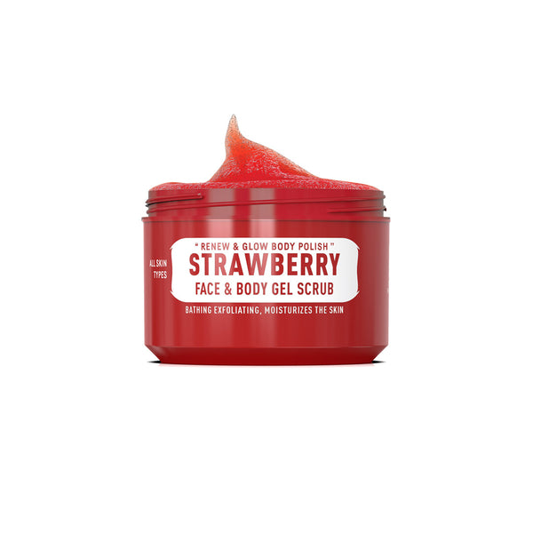 IMMORTAL Strawberry Face & Body Gel ScrubRenew & Glow Body Polish