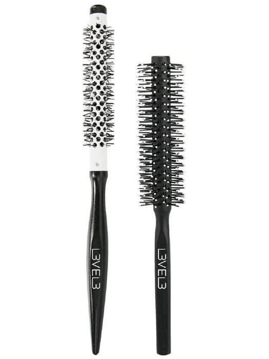 L3V3L3 Wooden Round Brush Set