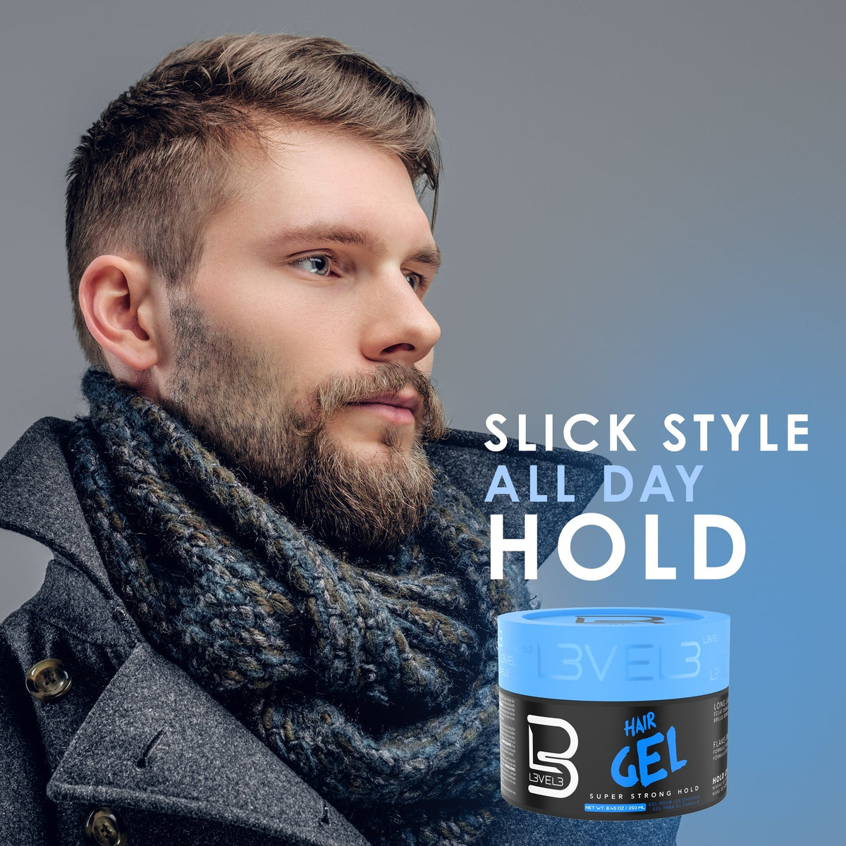 L3VEL3 Hair Styling Gel 500ML