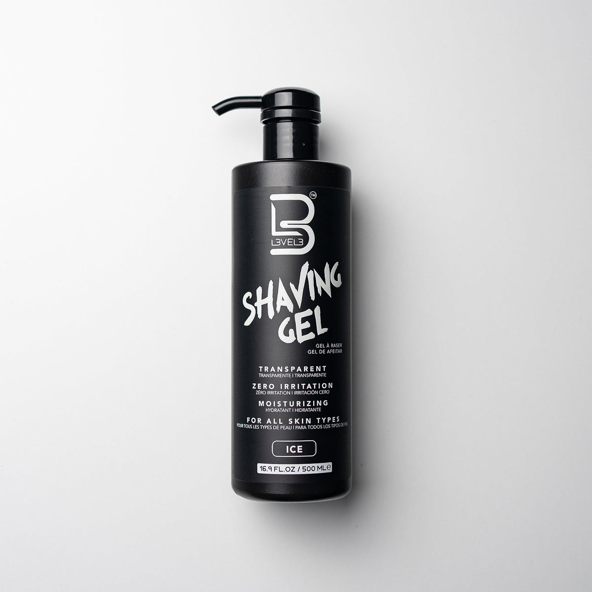L3VEL3 Transparent Shaving Gel - Small - Ice