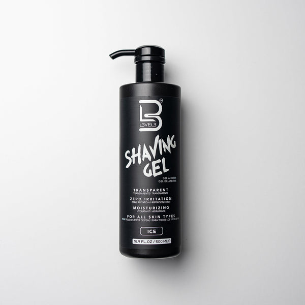 L3VEL3 Transparent Shaving Gel - Small - Ice