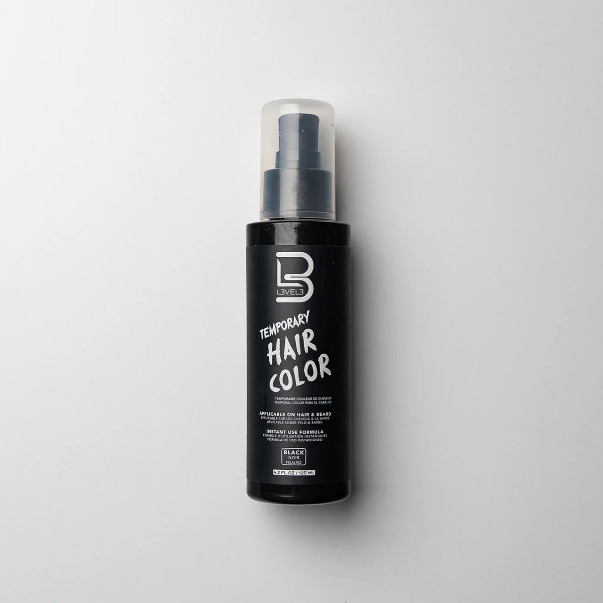 Level 3 Temporary Hair & Beard Color - Black