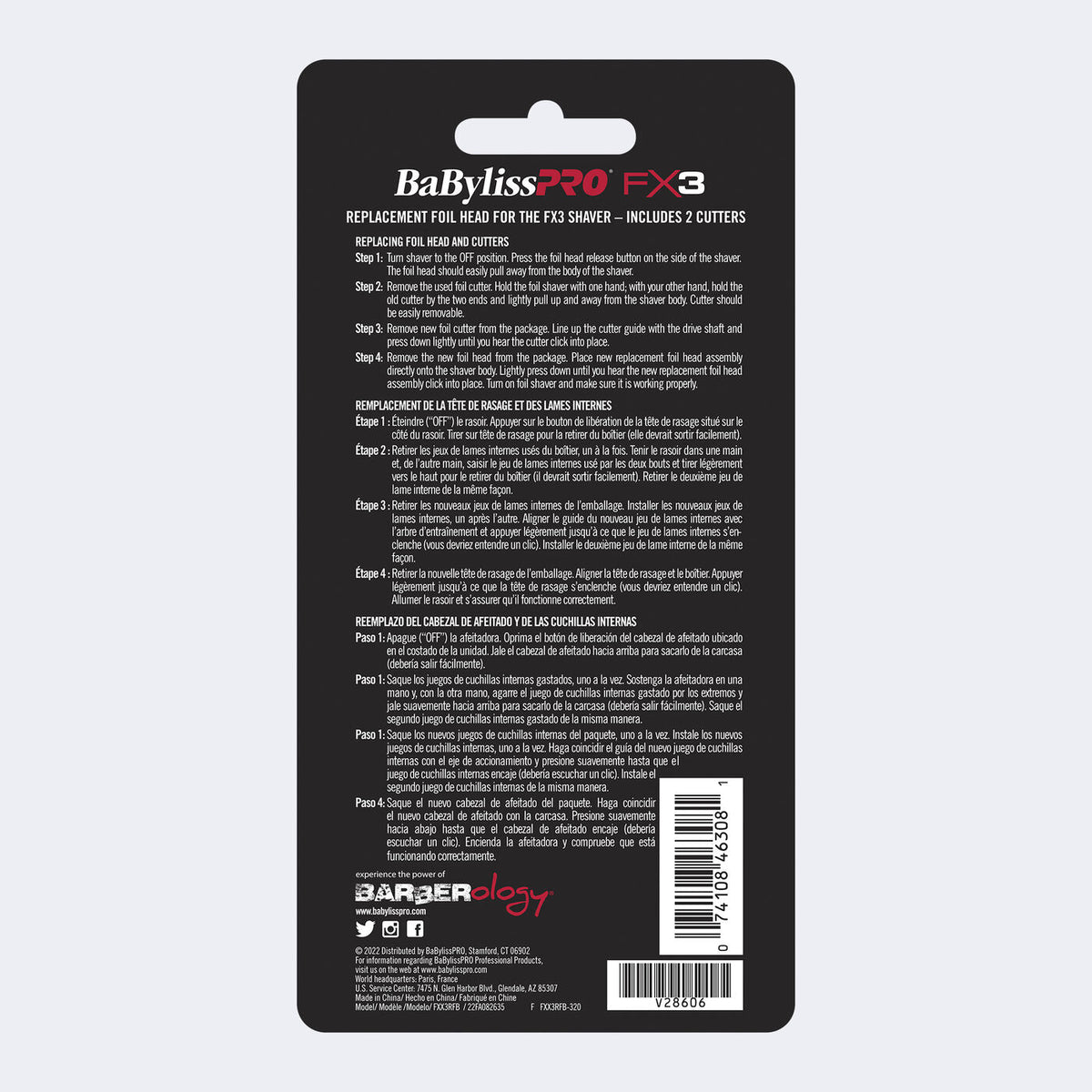 Black Shaver Foil and Cutter 