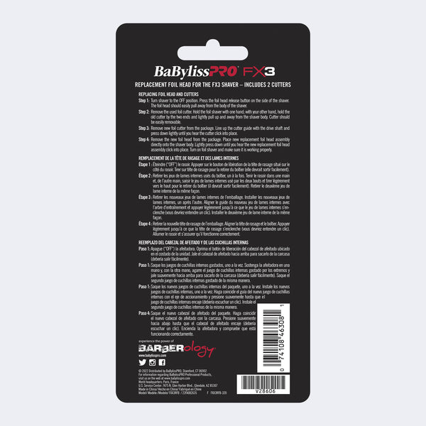Black Shaver Foil and Cutter 