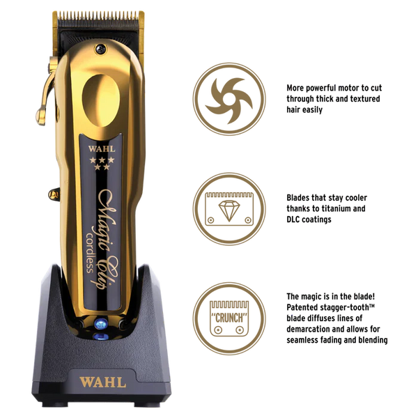 Wahl 5-Star Limited Edition Cordless Gold Magic Clip