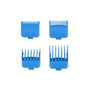 Gamma Dub Magnetic Tight Clipper Guards 4-Pack Cyan Blue