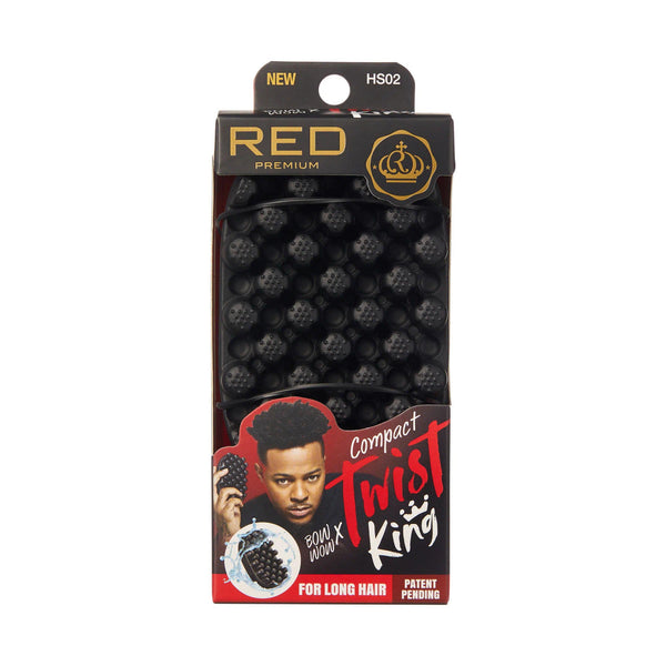 Red Compact Twist King for Long Hair - HS02