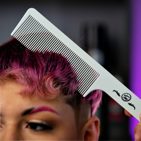 Rolda Flat Top Comb - Carbon Fiber - 9 Inch