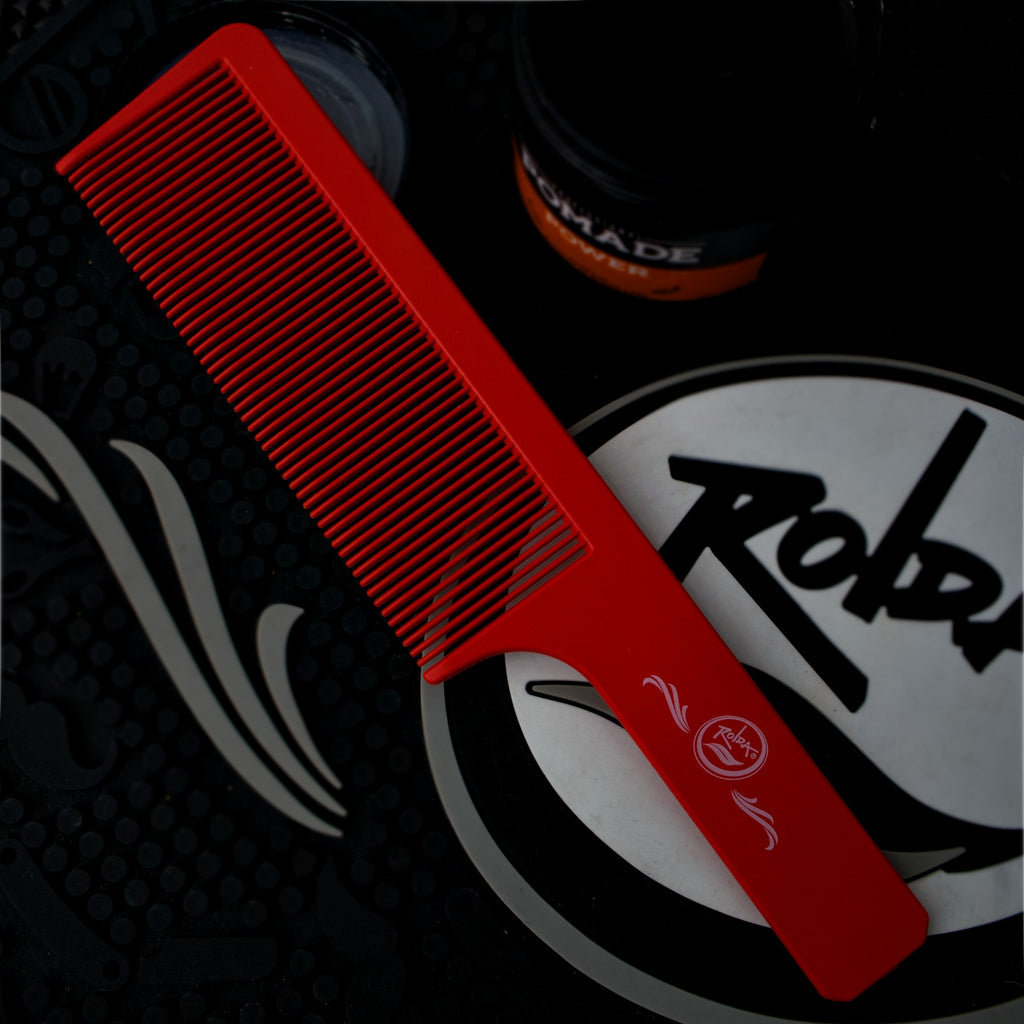 Rolda Flat Top Comb - Carbon Fiber - 9 Inch
