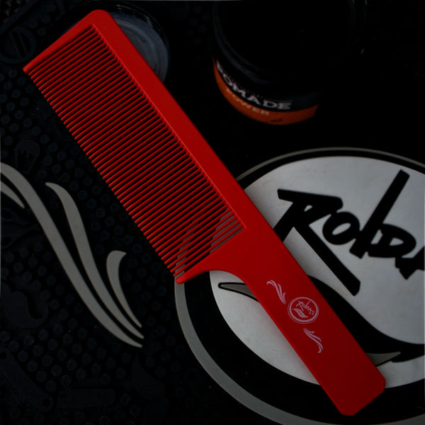 Rolda Flat Top Comb - Carbon Fiber - 9 Inch