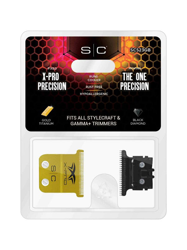 StyleCraft X-Pro Precision Gold Trimmer Blade
