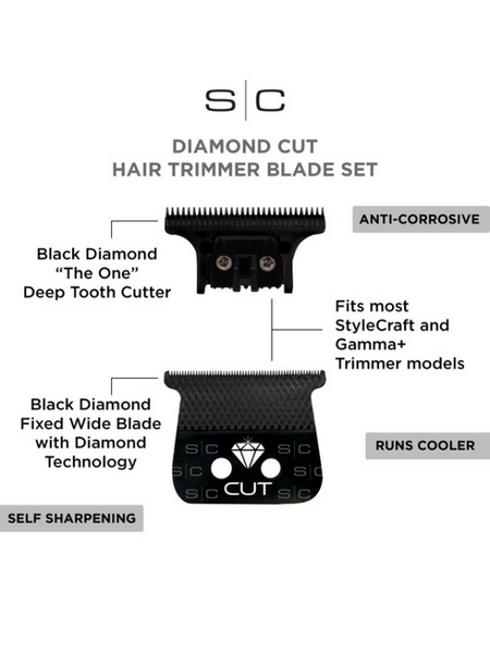 StyleCraft Replacement Diamond Cut Trimmer Blade + Cutter