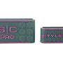 StyleCraft Pro Barber Hair Clipper and Trimmer Grip Band Set of 2 in Gray|Pink